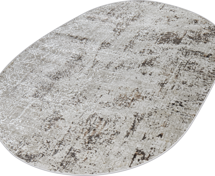 38549A oval BROWN FLS / CREAM FL