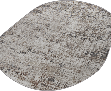 38554A oval GREY FLS / CREAM FLS