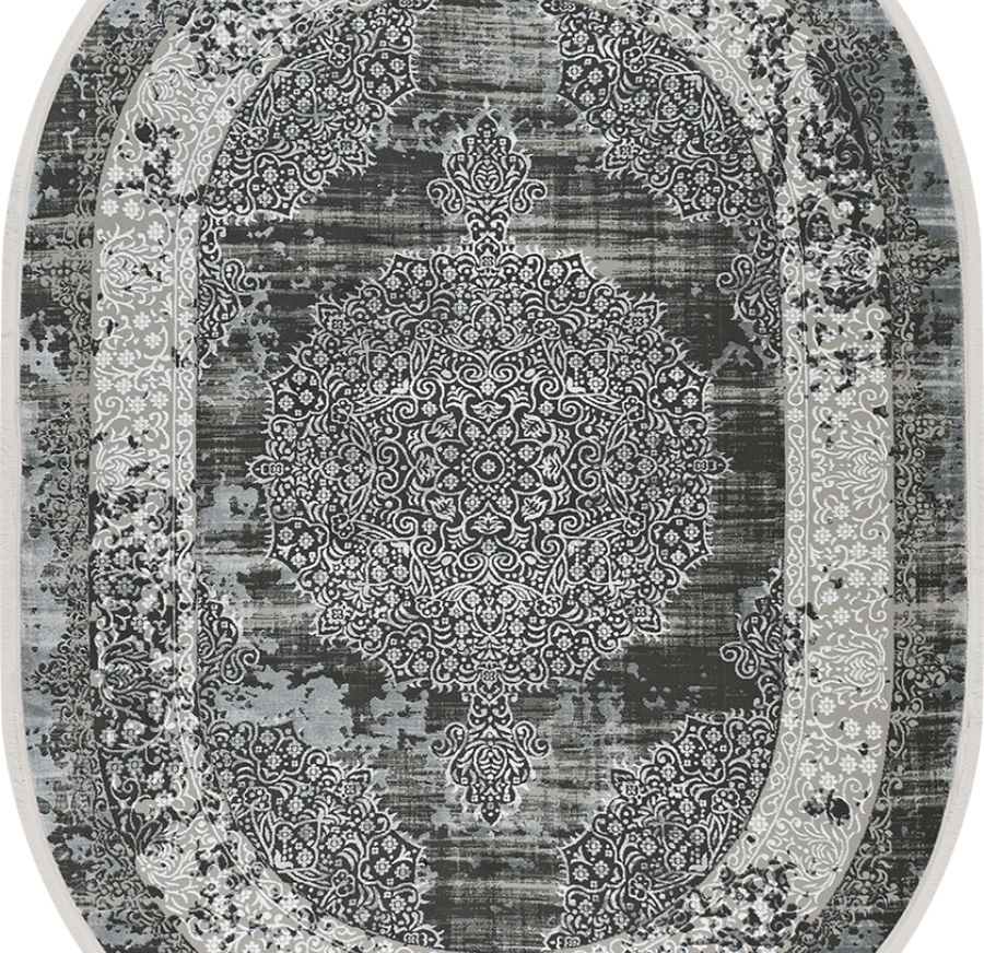 36561C oval GREY / L.GREY