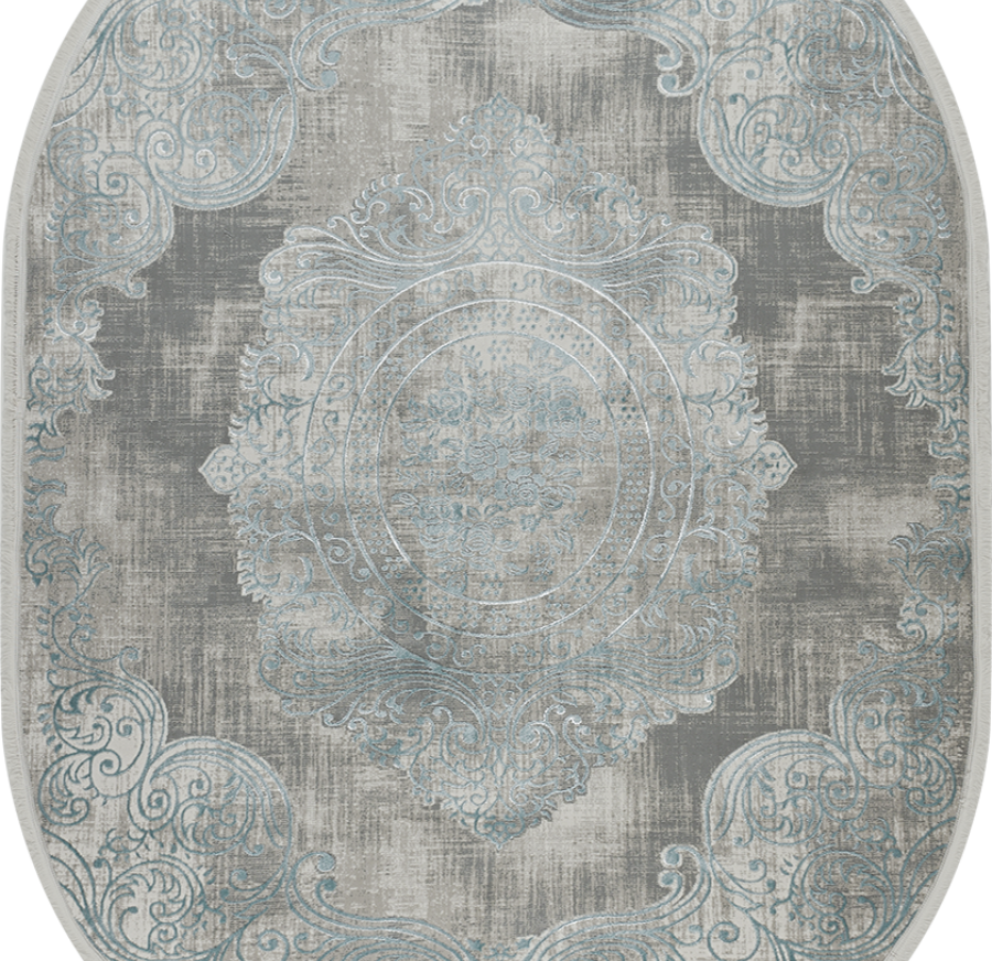 36560A oval BLUE / L.GREY