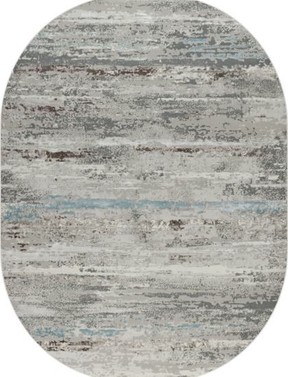 36556A oval L.BEIGE / BLUE