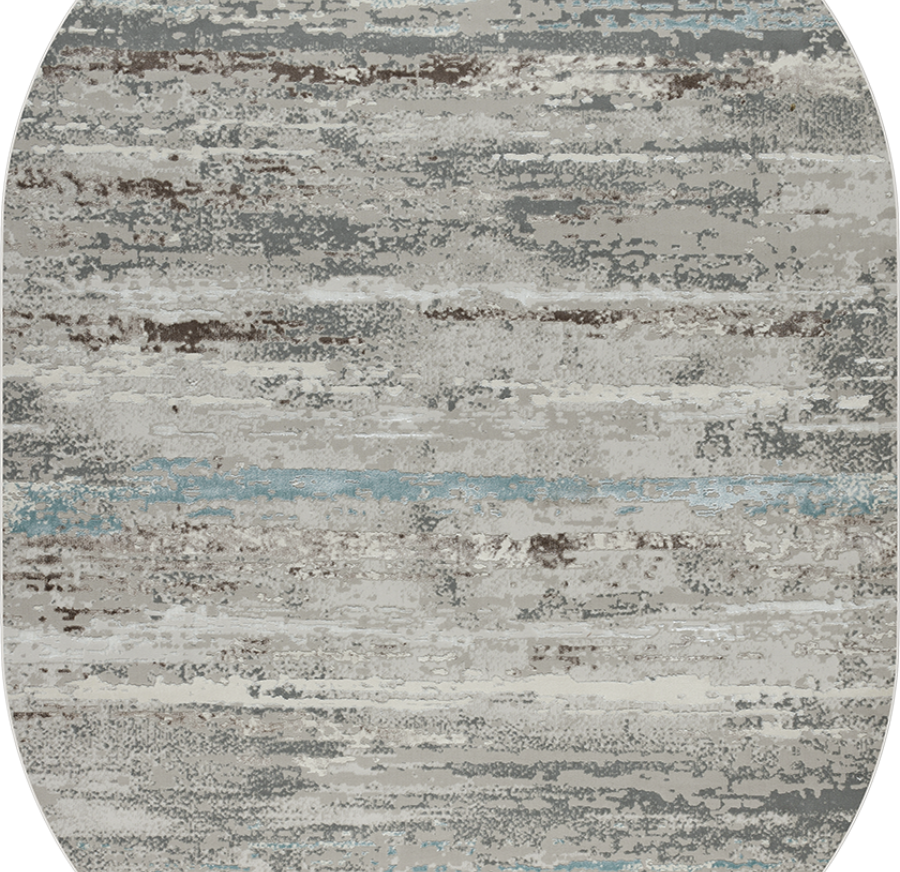 36556A oval L.BEIGE / BLUE