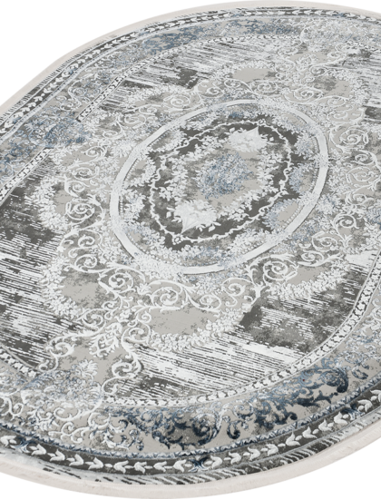 51386A oval BLUE / L.GREY