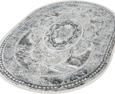 51386A oval BLUE / L.GREY