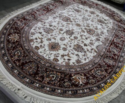 35032J oval CREAM / RED