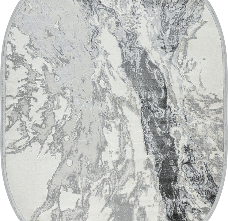 51266B oval GREY / L.GREY