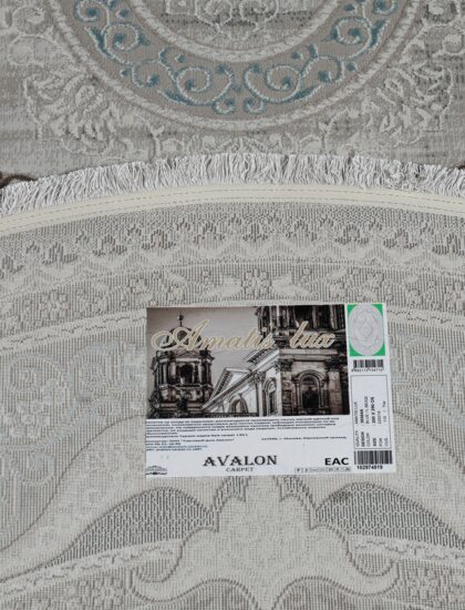 36564A oval L.BEIGE / BLUE