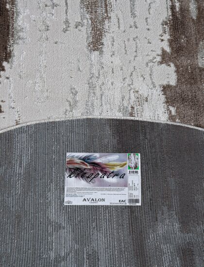 37107A oval BROWN / D.BEIGE