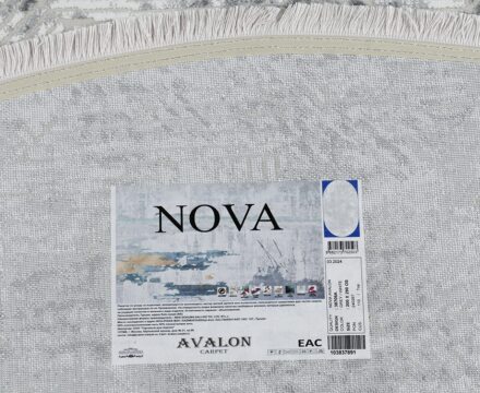 38709A oval GREY / WHITE