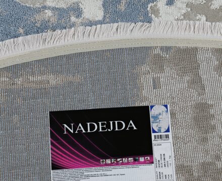 51272B oval BLUE / CREAM