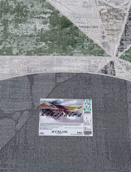 37515A oval GREEN FLS / L.GREY