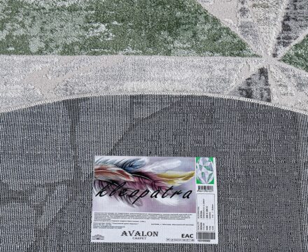 37515A oval GREEN FLS / L.GREY