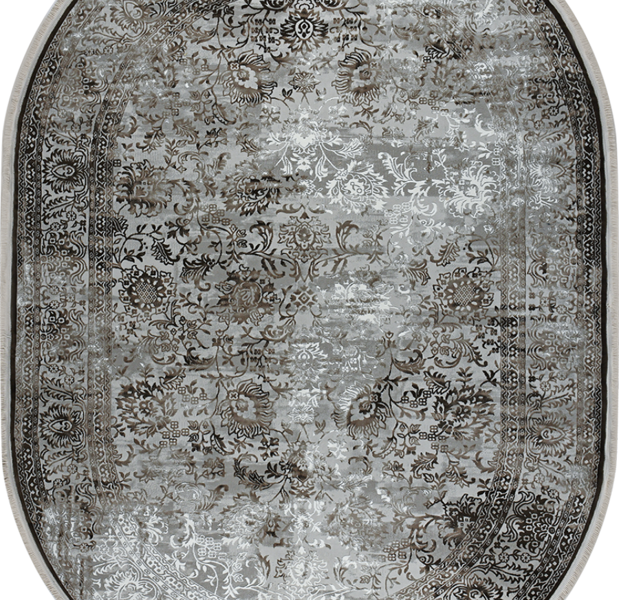 36805C oval BEIGE / BROWN