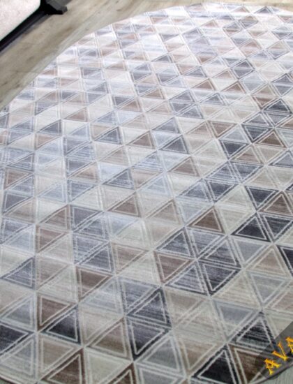 36853A oval L.BEIGE / GREY