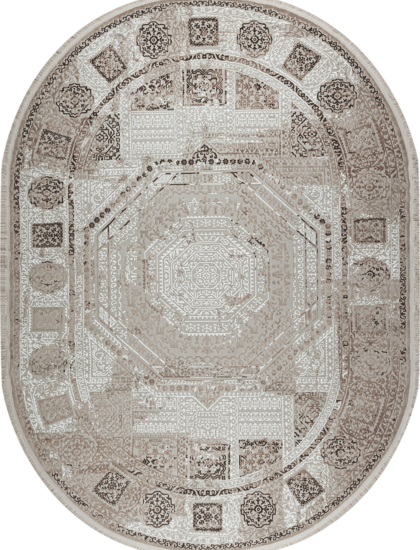 36921A oval BROWN / BEIGE