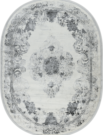 39983B oval GREY / L.GREY