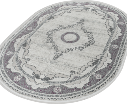36564A oval LILA / L.GREY