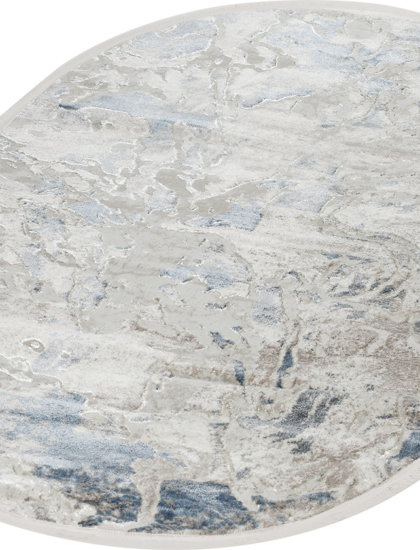 39877A oval BLUE / CREAM