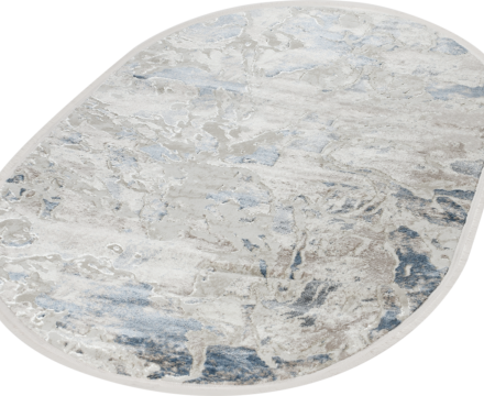 39877A oval BLUE / CREAM