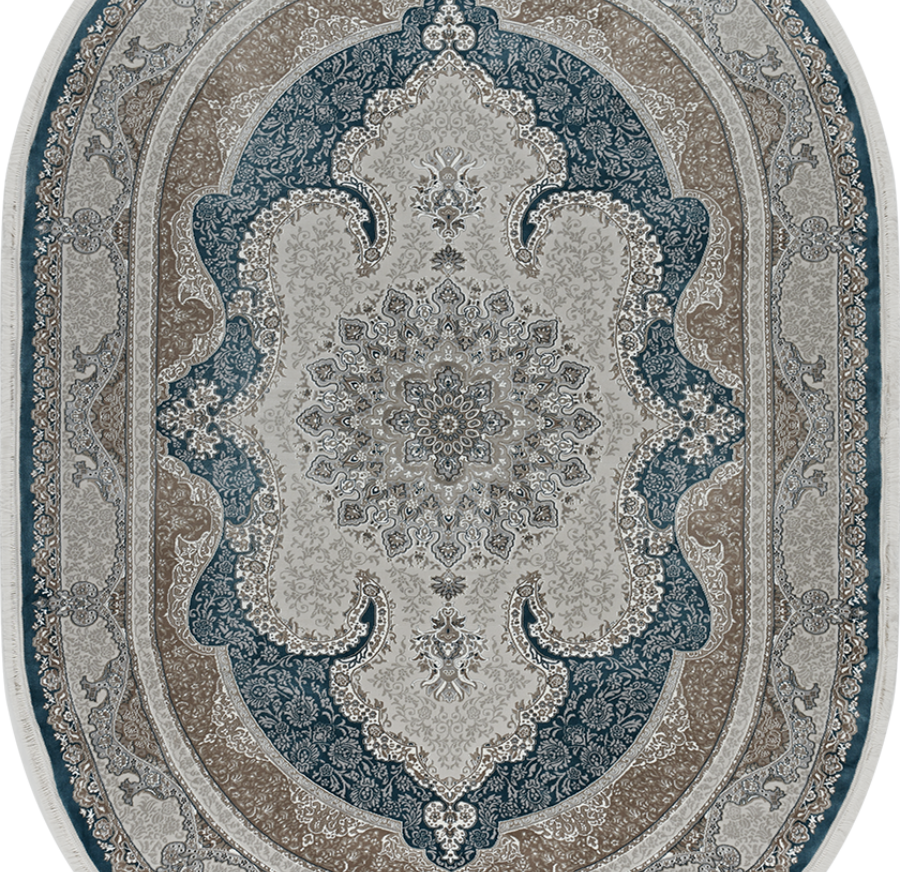 36945A oval BLUE / BLUE