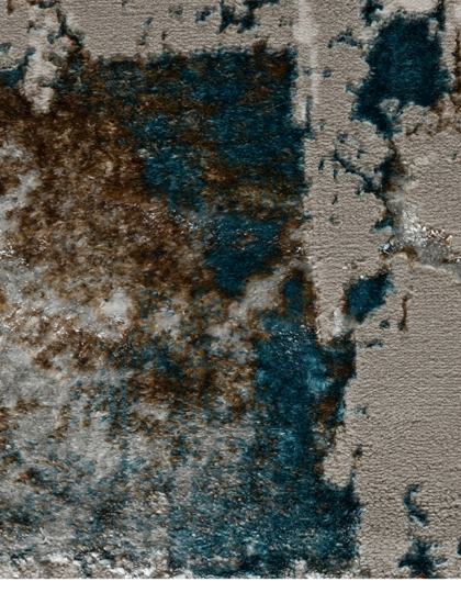 40836A r BLUE FLS / BEIGE COK