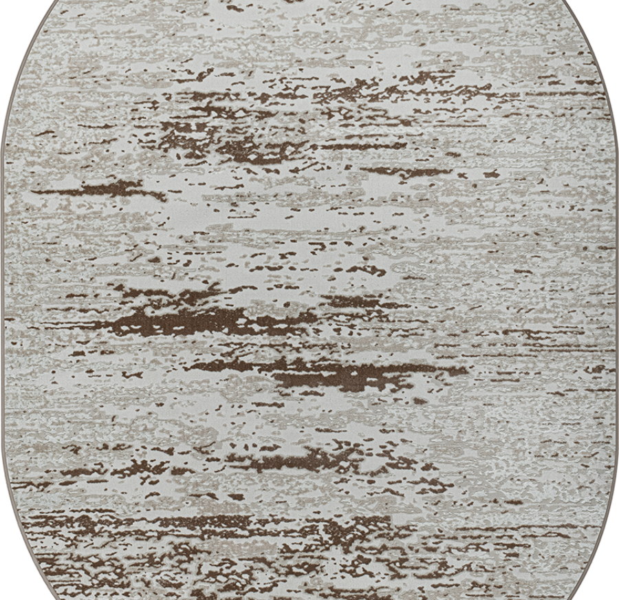 37441C oval BEIGE / D.BEIGE