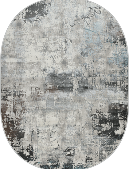 N0072A oval GREY / BLUE