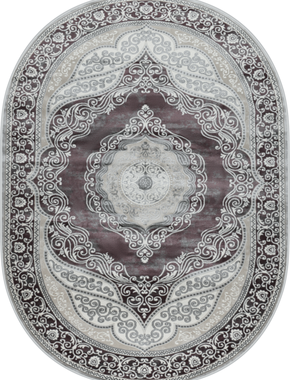 36868J oval L.GREY / LILA