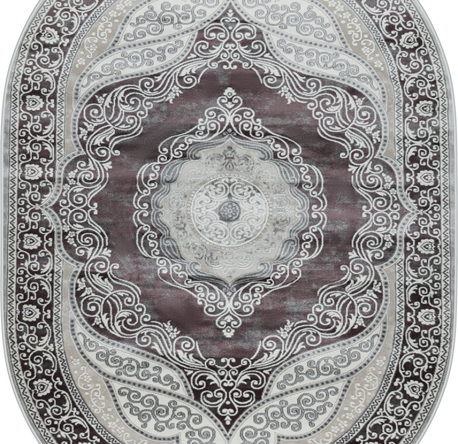 36868J oval L.GREY / LILA