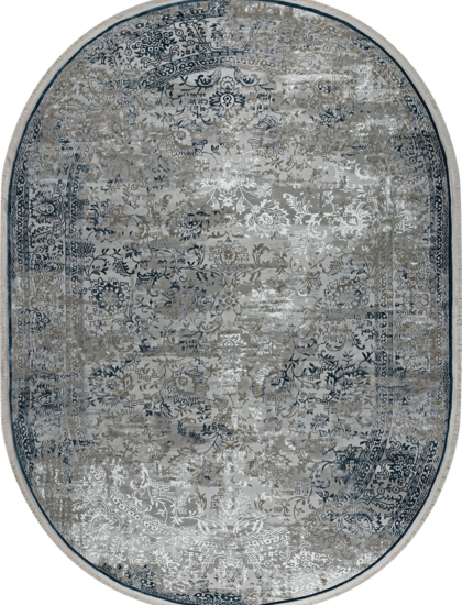 36805C oval BEIGE / BLUE