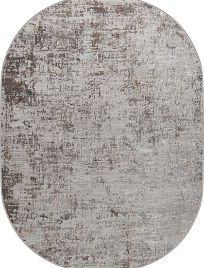 38554A oval GREY FLS / CREAM FLS