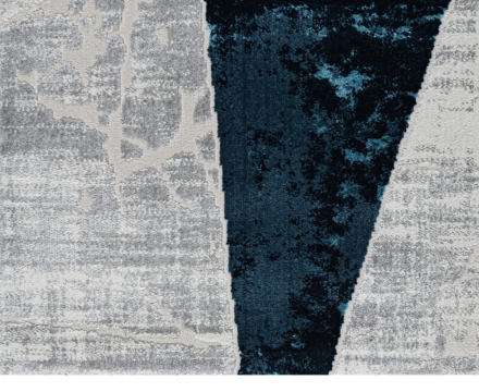 37515A r BLUE FLS / L.GREY