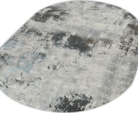 N0072A oval GREY / BLUE