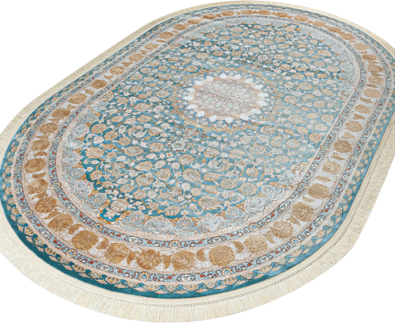 G129 oval BLUE / GRAY