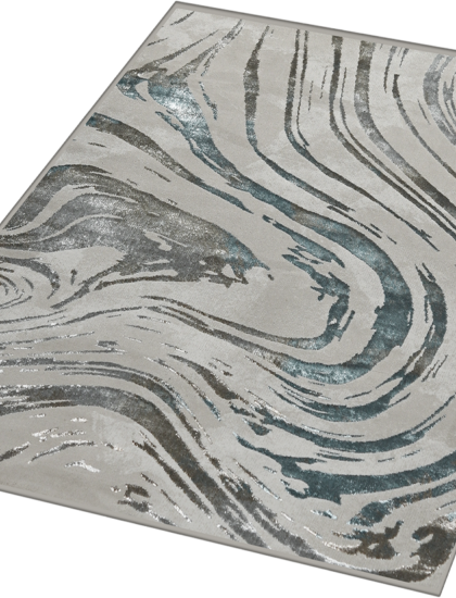 40839A stan BLUE FLS / BEIGE COK