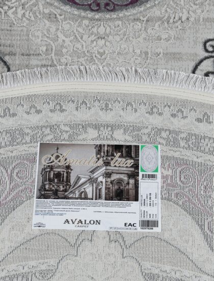 36564A oval LILA / L.GREY