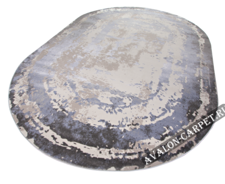 36897J oval BLUE / GREY