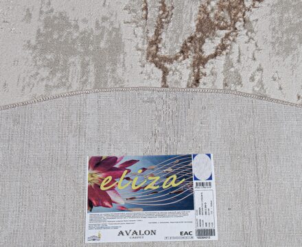 38552A oval BROWN FLS / CREAM FL