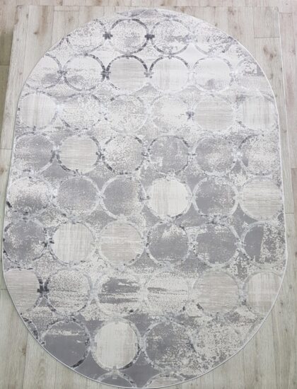 36444B oval GREY / L.GREY