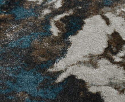 38508B stan BLUE FLS / BEIGE COK