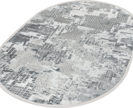 38267B oval GREY / L.GREY