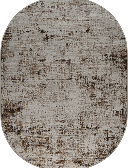 38554A oval BROWN FLS / CREAM FL