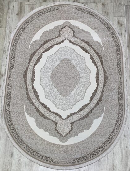 36845A oval L.BEIGE / D.VIZON