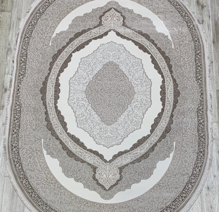 36845A oval L.BEIGE / D.VIZON