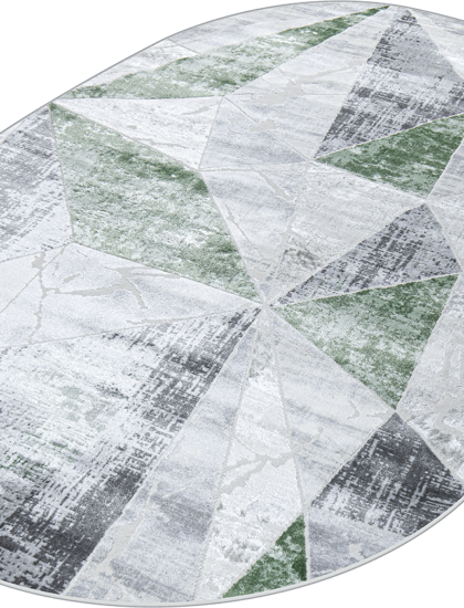 37515A oval GREEN FLS / L.GREY