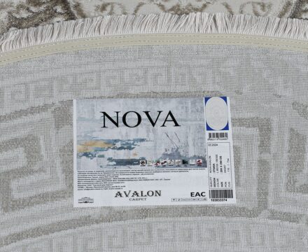 37545A oval L.BEIGE / BEIGE