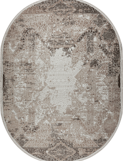 36950A oval BEIGE / BROWN