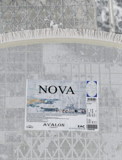 38267B oval GREY / L.GREY