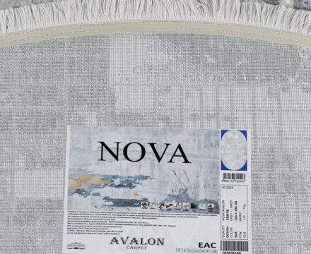 38267B oval GREY / L.GREY