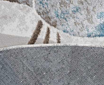 36896A oval BLUE FLS / BEIGE FLS